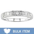 14k White Gold 1/2ct TDW Diamond Anniversary Band (Case of 2)