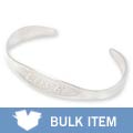 Stainless Steel 'LOVE' Clip-on Adjustable Bracelet (Case of 3)