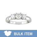 14k Gold 1ct TDW Diamond Three Stone Ring (Case of 2)