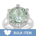 14k Gold 1/5ct TDW Diamond Green Amethyst Ring (Case of 3)