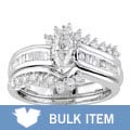 14k Gold 7/8ct TDW Diamond Wedding Ring Set (Case of 2)