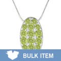 Sterling Silver Peridot Pendant (Case of 6)