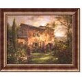 Andino Tuscan Farm House Framed Canvas Art