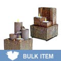 Cordless Tealight Tranquility Fountain (Case of 4)