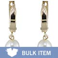 14k Yellow Gold Freshwater Pearl Earrings (Case of 6)