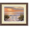 Diane Romanello Paradise Sunset Framed Art Print