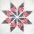 American Flag Fabric Kit (24 Quilt Blocks)