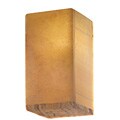 Small Alabaster Rectangular Candle Sconce (Egypt)