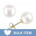 14k Yellow Gold 7-7.5mm Freshwater Pearl Earrings (Case of 3)
