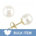 14k Yellow Gold 6-6.5mm Freshwater Pearl Earrings (Case of 3)