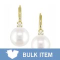 14k Yellow Gold Akoya Pearl Earrings (Case of 3)