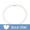 14k White Gold Freshwater Off-round Pearl Necklace (Case of 3)
