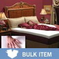 Memory Foam 2-inch Mattress Topper & Pillow Set (Case of 2)