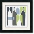 Denise Duplock Silhouette - Chartreuse Framed Art
