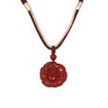 Rose Agate Pendant with Necklace (China)