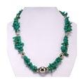 Amazonite and Silver Necklace