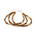 White Jasper and Tiger's Eye Bracelet