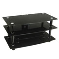 Freeson Glass 42-inch 4-level TV stand
