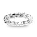 Sterling Silver CZ Eternity Band