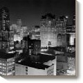 Detroit at Night Canvas Art