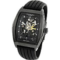 Stuhrling Original Millennia Men's Black Rubber Strap Watch