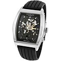Stuhrling Original 'Millennia' Men's Tonneau Skeleton Watch