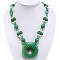 Handmade Aventurine Freshwater Pearl Necklace