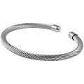 Stainless Steel Twisted Wires Cuff-style Bracelet