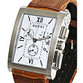 Gucci Men's White Dial Chronograph Watch