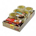 3M Premium Performance Super Clear Packaging Tape & Dispenser - 12 Rolls