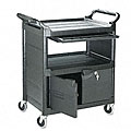 Rubbermaid Utility cart with Locking Doors
