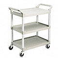 Rubbermaid Three-Shelf Plastic Utility Cart