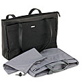 Ladies Ballistic Nylon Computer Tote with Shoe Bag