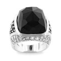 Men's Sterling Silver Onyx Ring