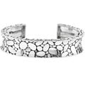 Silvertone Antique Inspired Cuff Bracelet