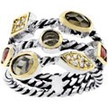 Two-tone Designer-inspired CZ Ring