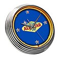 Neon Garage Clock with NBA All Stars Logo
