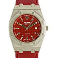 Helbros By Jules Jurgensen Men's Red Dial Watch
