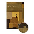 Hand-tufted Contemporary Serena Wool Rug (3' x 10'