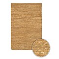 Hand-woven Cantara Transitional Leather Rug (6' Round)