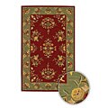 Hand-tufted Greko Wool Rug (5' x 8')