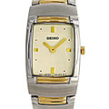 Seiko Women's White Dial Two-tone Watch