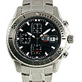 Orient Chronograph Men's Black Dial Watch
