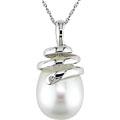 14k White Gold South Sea Pearl Necklace