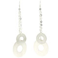 Maddy Emerson Sterling Silver 'Circles' Dangle Earrings