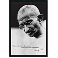 Gandhi 'Live Forever' Framed PosterZ
