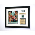 Larry Bird Jersey Piece Frame