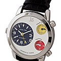 J&S Triple Time Zone 24-hour Men's Watch