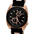Akribos The Stealth Regulator Rose Goldtone Watch