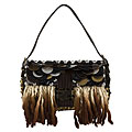 Fendi Embellished Brown 'Mama' Bag